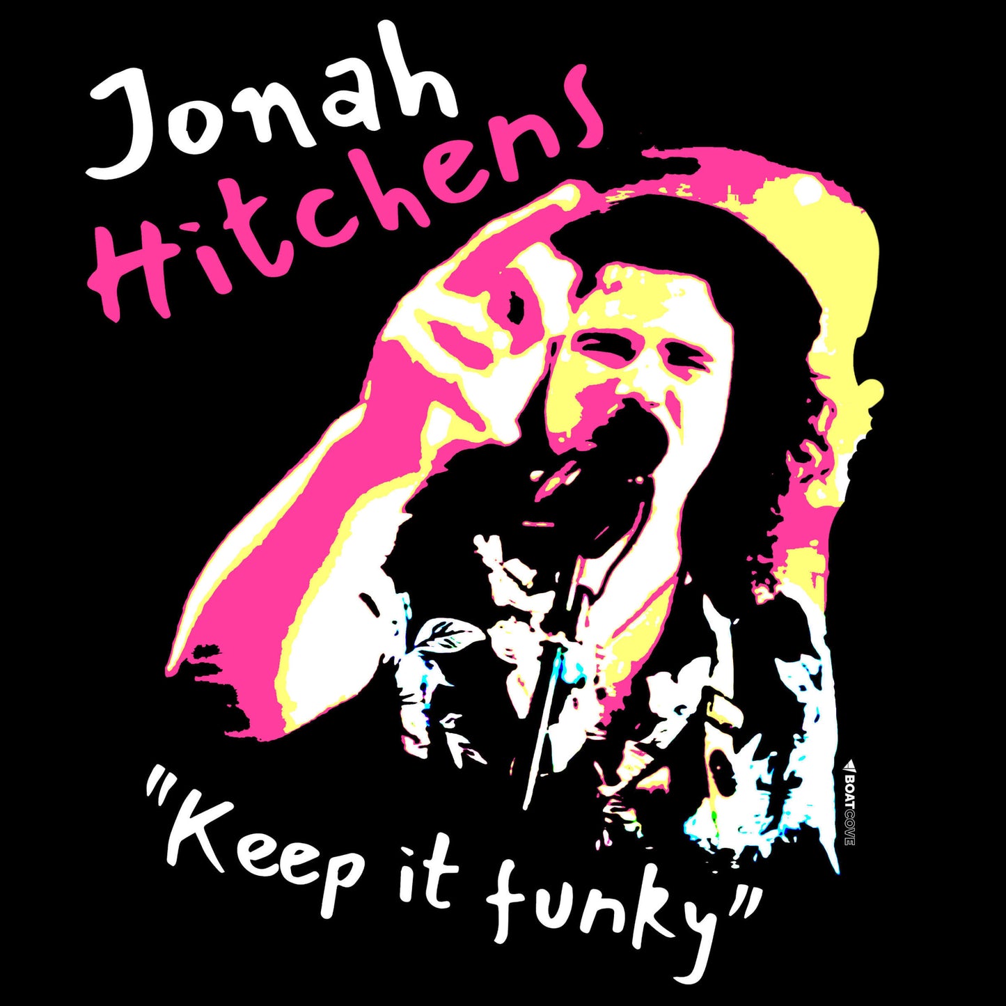 Jonah Hitchens "Keep it funky" Organic Tee Black