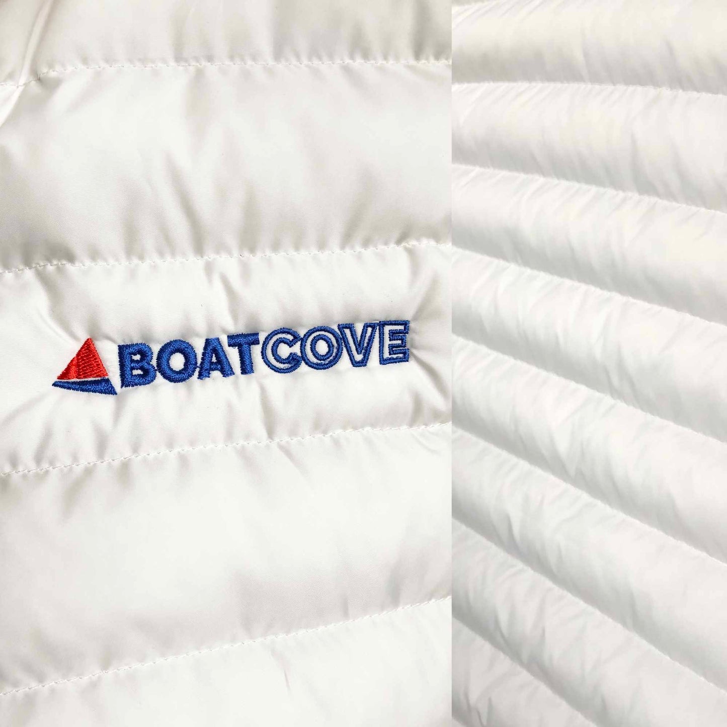 Boat Cove Womens Sustainable White Gilet - Body Warmer